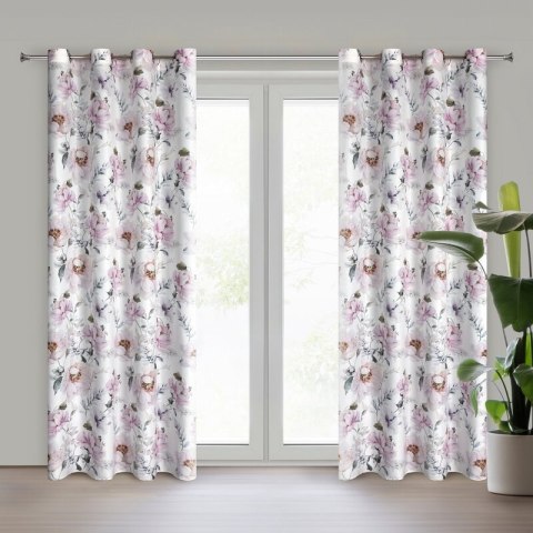 ZASŁONA GOTOWA ROSELIN 140 X 250 CM BIAŁY