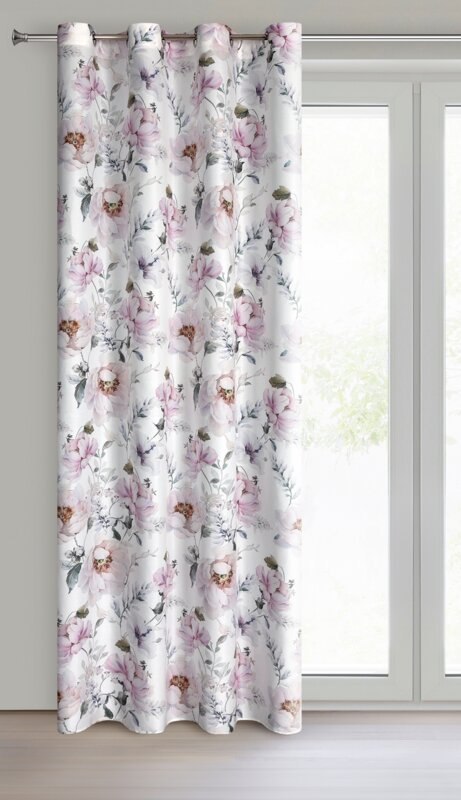ZASŁONA GOTOWA ROSELIN 140 X 250 CM BIAŁY