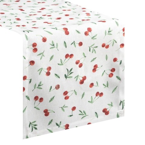 OBRUS CHERRY 40 X 140 CM BIAŁY