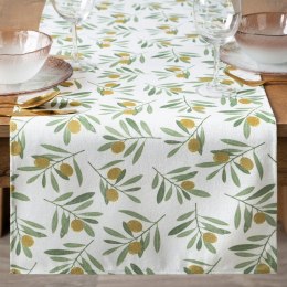 OBRUS ERIN 40 X 140 CM BIAŁY
