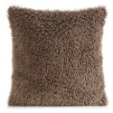 POSZEWKA PLUSH C.BEŻ 45 X 45 CM CIEMNOBEŻOWY