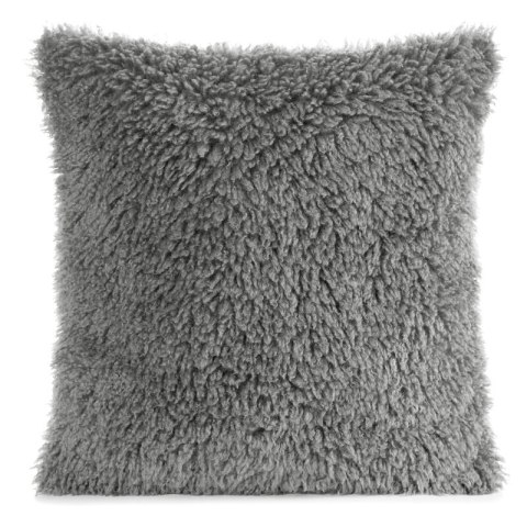 POSZEWKA PLUSH SREB 45 X 45 CM SREBRNY