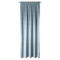 ZASŁONA GOTOWA D91 CYPR NA TAŚMIE 140 X 270 CM NIEBIESKI