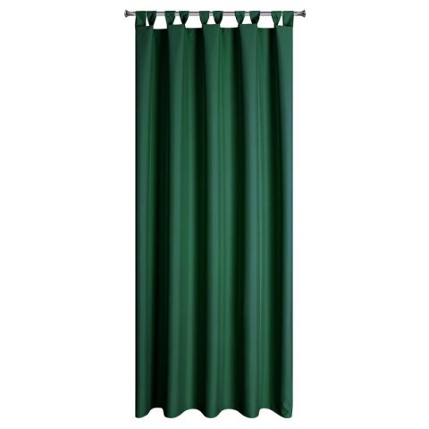 ZASŁONA GOTOWA GARDEN NA SZELKACH 155 X 200 CM CIEMNOZIELONY