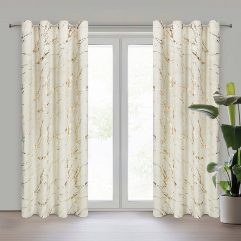 ZASŁONA GOTOWA MOLLY 140 X 250 CM KREMOWY