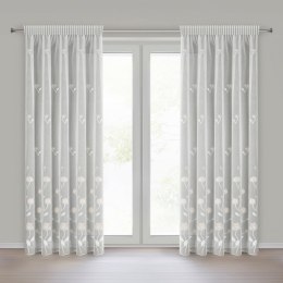 FIRANA GOTOWA ROSALY NA TAŚMIE 140 X 270 CM KREMOWY