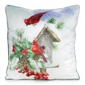 POSZEWKA ŚWIĄTECZNY 381 45 X 45 CM BIAŁY