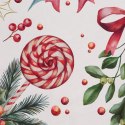 ŚWIĄTECZNY KOMPLET POŚCIELI LOLLY 140 X 200 CM BIAŁY