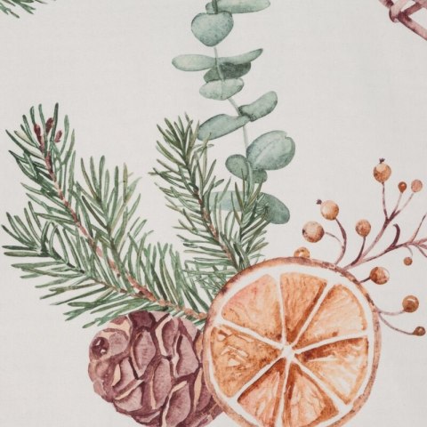 ŚWIĄTECZNY KOMPLET POŚCIELI ORANGE 220 X 200 CM BIAŁY