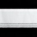 FIRANA GOTOWA ROSE NA TAŚMIE 150 X 30 CM BIAŁY