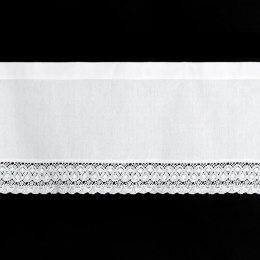 FIRANA GOTOWA ROSE NA TAŚMIE 150 X 30 CM BIAŁY