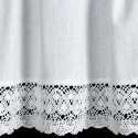 FIRANA GOTOWA ROSE NA TAŚMIE 150 X 30 CM BIAŁY