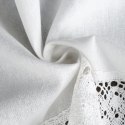 FIRANA GOTOWA ROSE NA TAŚMIE 150 X 30 CM BIAŁY