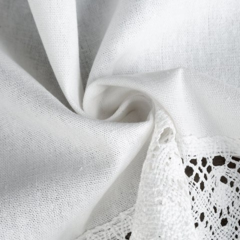 FIRANA GOTOWA ROSE NA TAŚMIE 150 X 30 CM BIAŁY