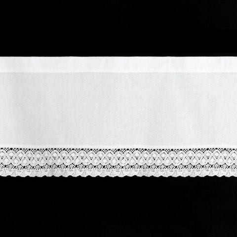 FIRANA GOTOWA ROSE NA TAŚMIE 150 X 30 CM BIAŁY