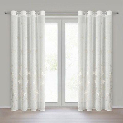 FIRANA GOTOWA VERONA 145 X 250 CM KREMOWY