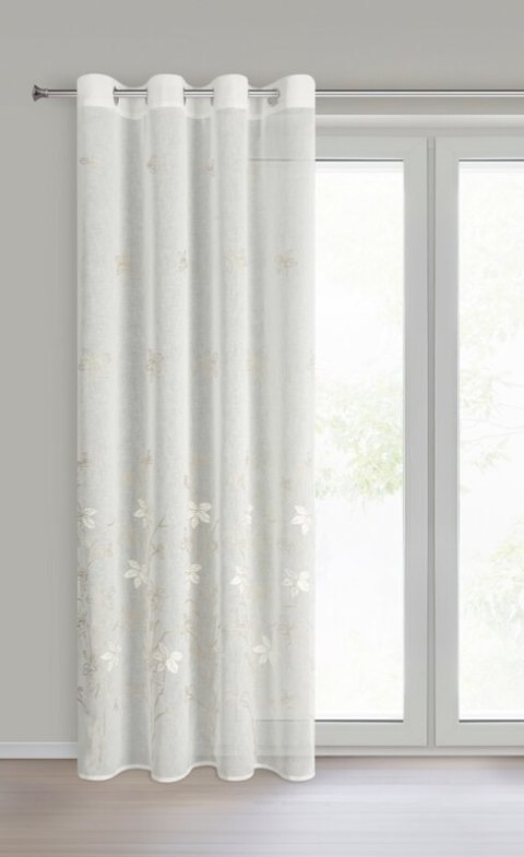 FIRANA GOTOWA VERONA 145 X 250 CM KREMOWY