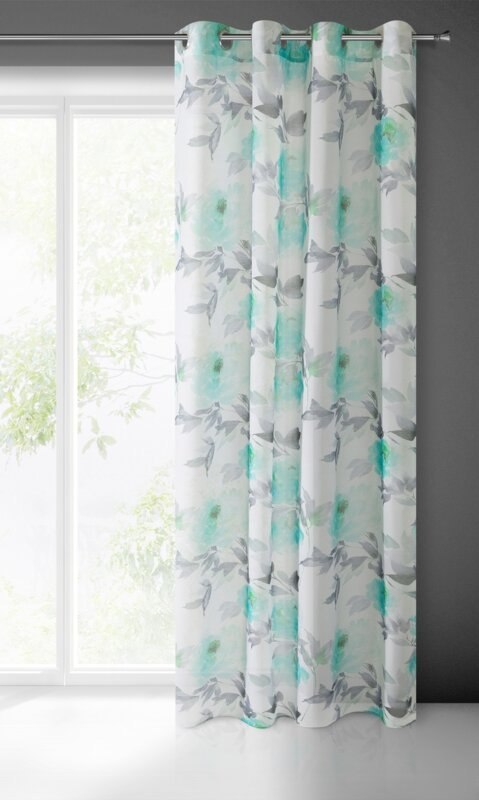 ZASŁONA GOTOWA BRIANA 140 X 250 CM BIAŁY