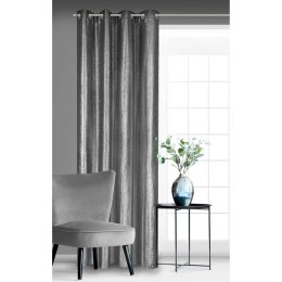 ZASŁONA GOTOWA GLOSSY 140 X 250 CM CZARNY