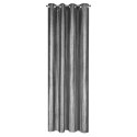 ZASŁONA GOTOWA GLOSSY 140 X 250 CM CZARNY