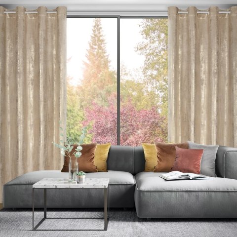 ZASŁONA GOTOWA RENIA 140 X 250 CM BEŻOWY