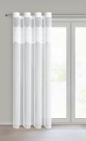 FIRANA GOTOWA AFRODYTA 140 X 250 CM BIAŁY