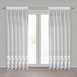 FIRANA GOTOWA CHARLI NA TAŚMIE 140 X 270 CM BIAŁY