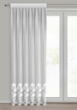 FIRANA GOTOWA CHARLI NA TAŚMIE 140 X 270 CM BIAŁY