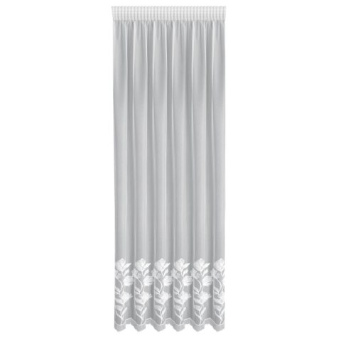 FIRANA GOTOWA CHARLI NA TAŚMIE 140 X 270 CM BIAŁY
