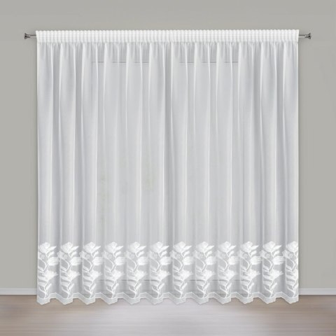 FIRANA GOTOWA CHARLI NA TAŚMIE 350 X 250 CM BIAŁY