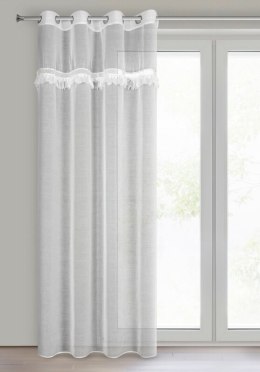 FIRANA GOTOWA KIARA 140 X 250 CM BIAŁY
