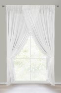 FIRANA GOTOWA LORETA 1 NA TAŚMIE 400 X 250 CM BIAŁY