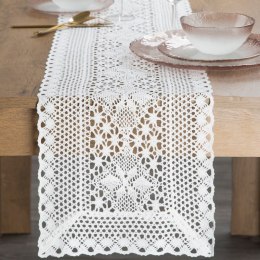 OBRUS MEGGY 32 X 180 CM BIAŁY
