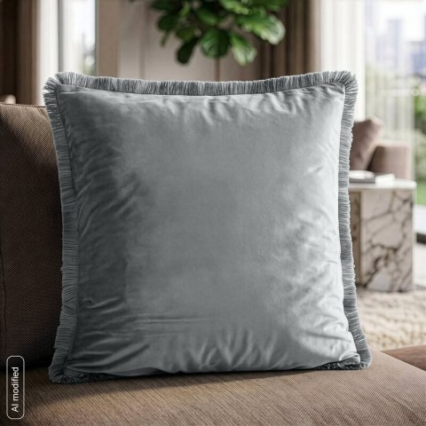 POSZEWKA SISI SREB 45 X 45 CM SREBRNY