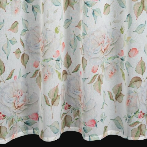 ZASŁONA GOTOWA D91 ROSA 1 140 X 250 CM KREMOWY