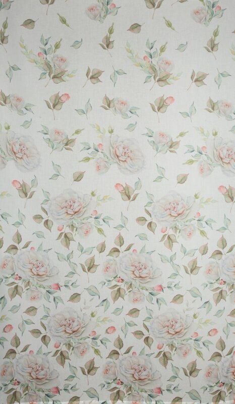 ZASŁONA GOTOWA D91 ROSA 1 140 X 250 CM KREMOWY
