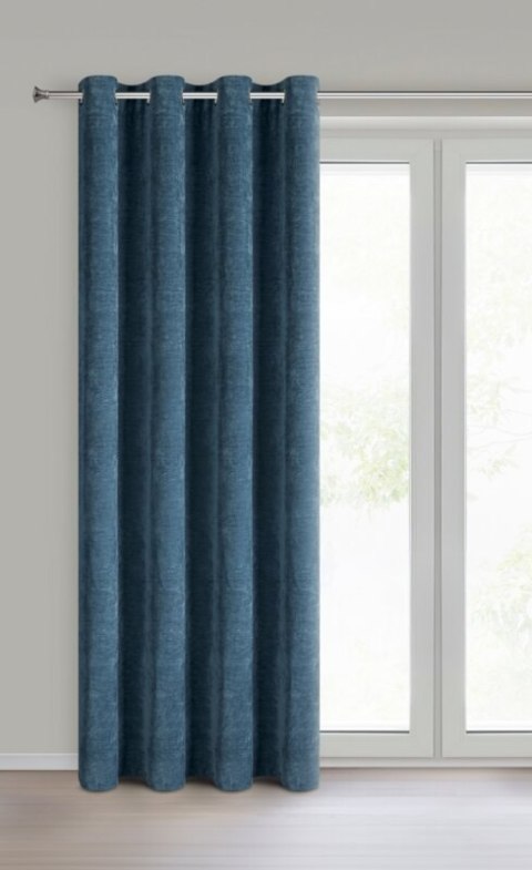 ZASŁONA GOTOWA VANI 140 X 250 CM CIEMNONIEBIESKI