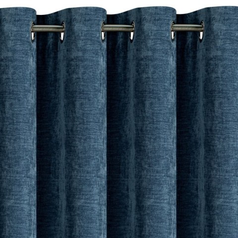 ZASŁONA GOTOWA VANI 140 X 250 CM CIEMNONIEBIESKI
