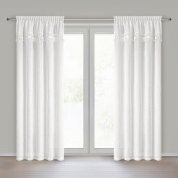 FIRANA GOTOWA ALESSIA 1 NA TAŚMIE 140 X 270 CM BIAŁY