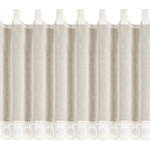 FIRANA GOTOWA ALESSIA NA SZELKACH 150 X 70 CM NATURALNY