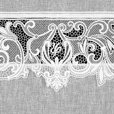 FIRANA GOTOWA BUENA NA TAŚMIE 140 X 120 CM BIAŁY