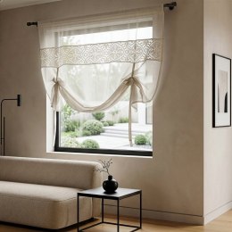 FIRANA GOTOWA CATLIN NA TAŚMIE 140 X 120 CM NATURALNY