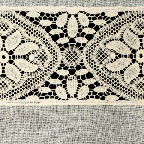 FIRANA GOTOWA CATLIN NA TAŚMIE 140 X 120 CM NATURALNY