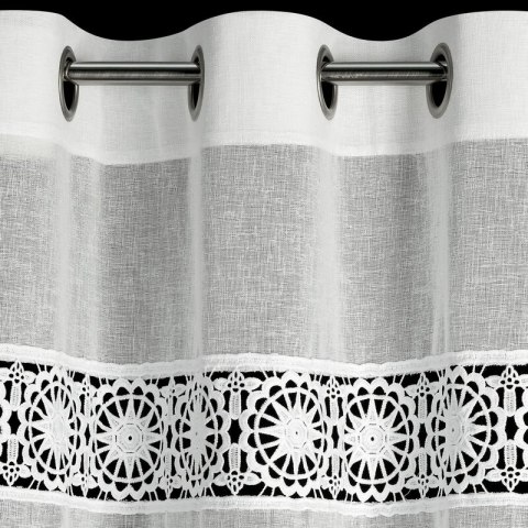 FIRANA GOTOWA EVIE 140 X 250 CM BIAŁY