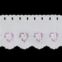 FIRANA GOTOWA LAVENDER 145 X 40 CM BIAŁY