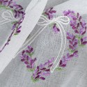 FIRANA GOTOWA LAVENDER 145 X 70 CM BIAŁY