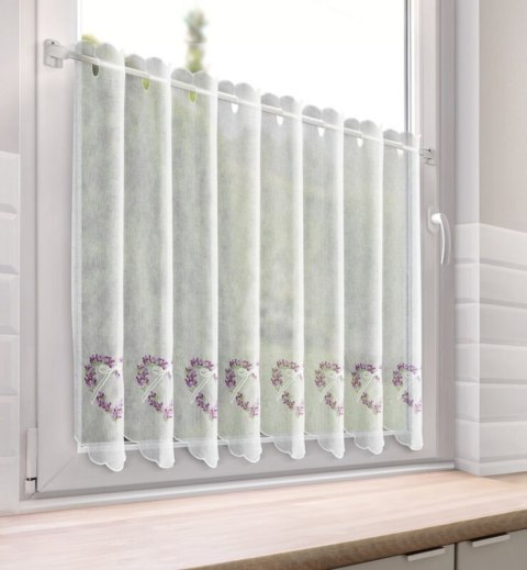 FIRANA GOTOWA LAVENDER 145 X 70 CM BIAŁY