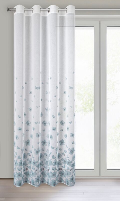 ZASŁONA GOTOWA ANDREA 140 X 250 CM BIAŁY