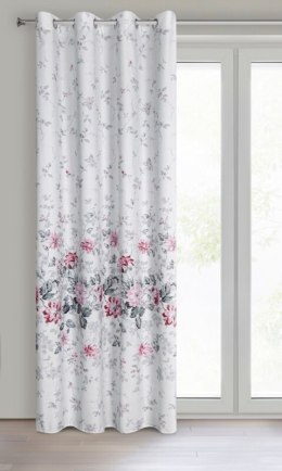 ZASŁONA GOTOWA D91 LEA 05 140 X 250 CM SREBRNY
