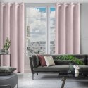 ZASŁONA GOTOWA D91 ROSA NA TAŚMIE 135 X 300 CM PUDROWY RÓŻ